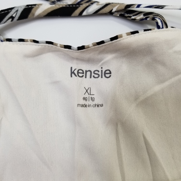 KENSIE XL Sound Wave Spaghetti Strap Dress - Picture 6 of 8